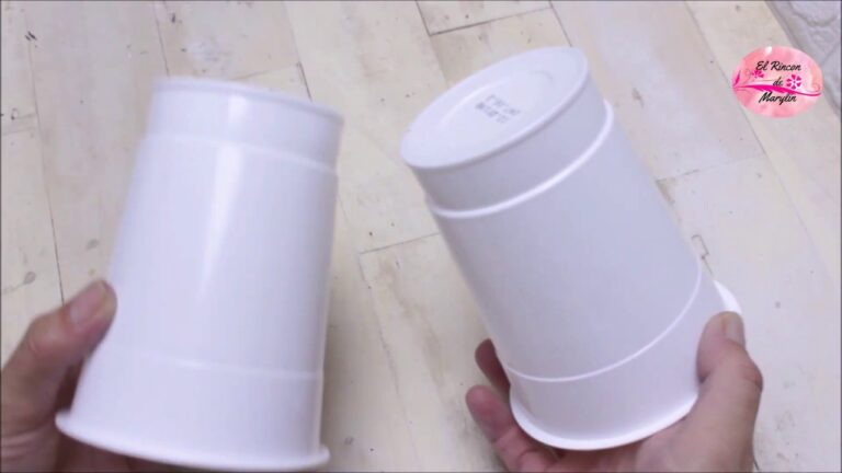 Crea tu propio iglú con vasos de plástico en simples pasos