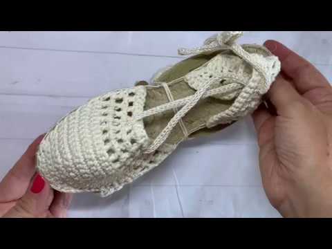 Zapatillas de ganchillo con esparto: aprende cómo hacerlas en casa