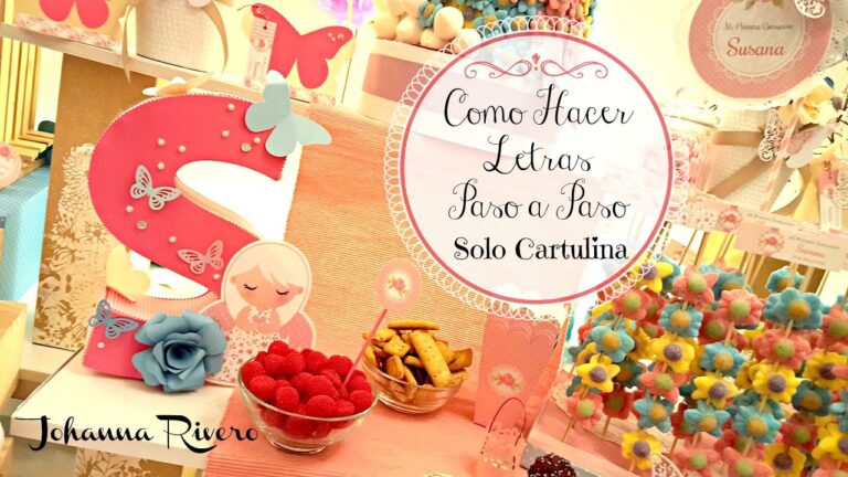 Aprende a crear tus propias letras de chuches en casa ¡Fácil y divertido! #letrasdechuches #manualidades #dulces